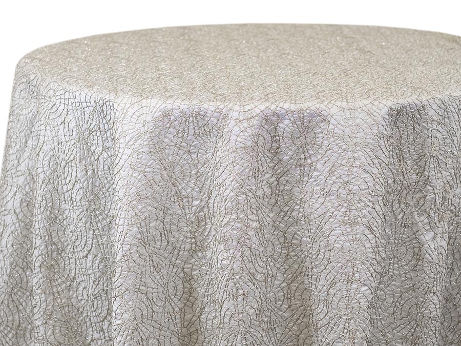 Amigo White Tablecloth – Textured Embossed Linen for Elegant Events