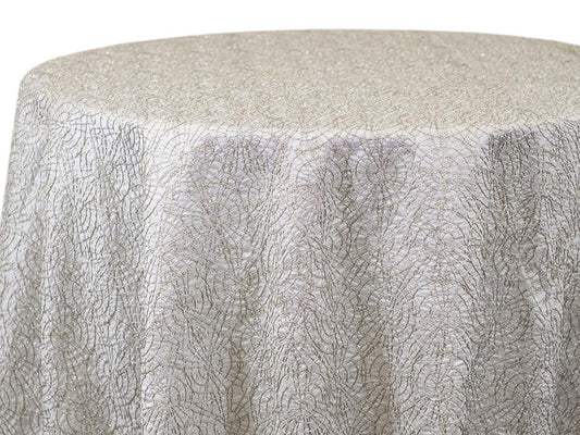 Amigo White Tablecloth – Textured Embossed Linen for Elegant Events