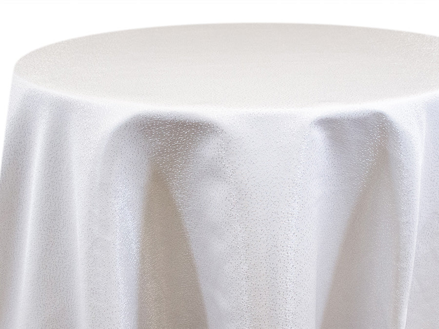Bonfire Pure White Tablecloth – Crisp White Linen for Elegant Events