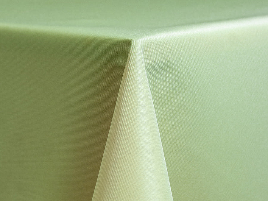 Celadon Polyester Tablecloth – Soft Green Linen for Elegant Tables
