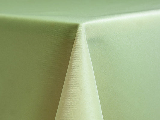 Celadon Polyester Tablecloth – Soft Green Linen for Elegant Tables