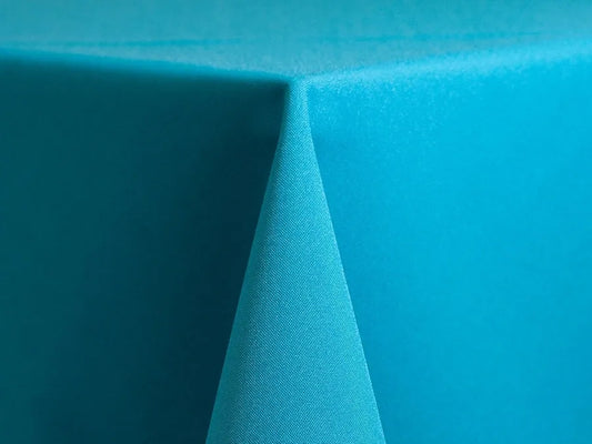 Ocean Blue Polyester Tablecloth – Vibrant Linen for Coastal-Themed Events