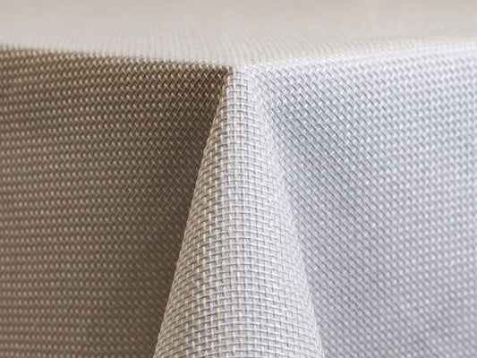 White Rattan Cloth Napkin – Classic Polyester Linen for Weddings & Events