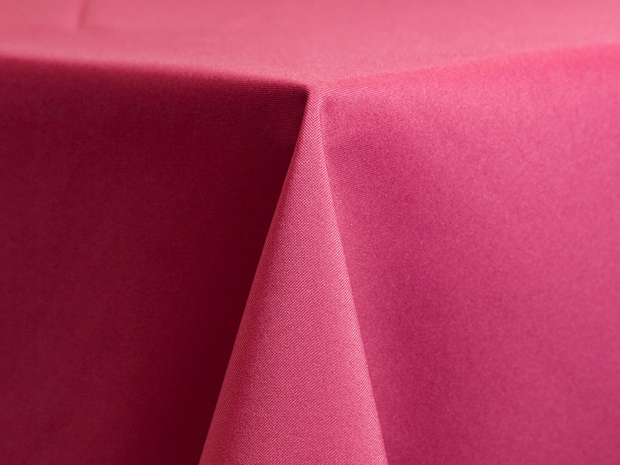Hot Pink Polyester Tablecloth – Bold Color for Fun Events