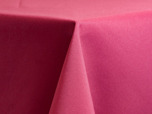 Hot Pink Polyester Tablecloth – Bold Color for Fun Events