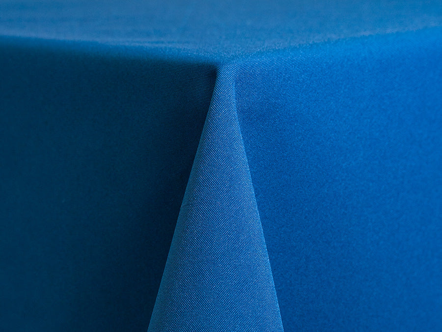 Royal Blue Polyester Tablecloth – Deep Sapphire Event Linen