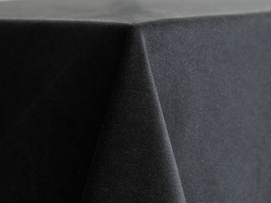 Black Velvet Cloth Napkin – Luxe Polyester Napkin for Events & Dining