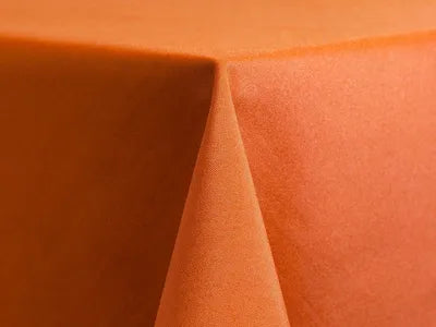 Orange Polyester Tablecloth – Bold Color for Bright Event Styling