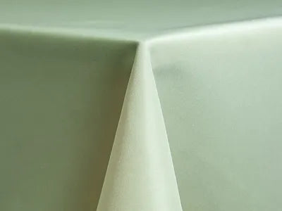 Seamist Polyester Tablecloth – Soft Green for Elegant Coastal Events