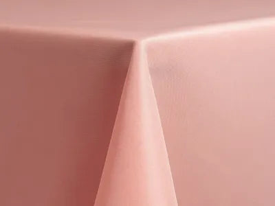 Rose Polyester Tablecloth – Romantic Blush Linen for Elegant Events